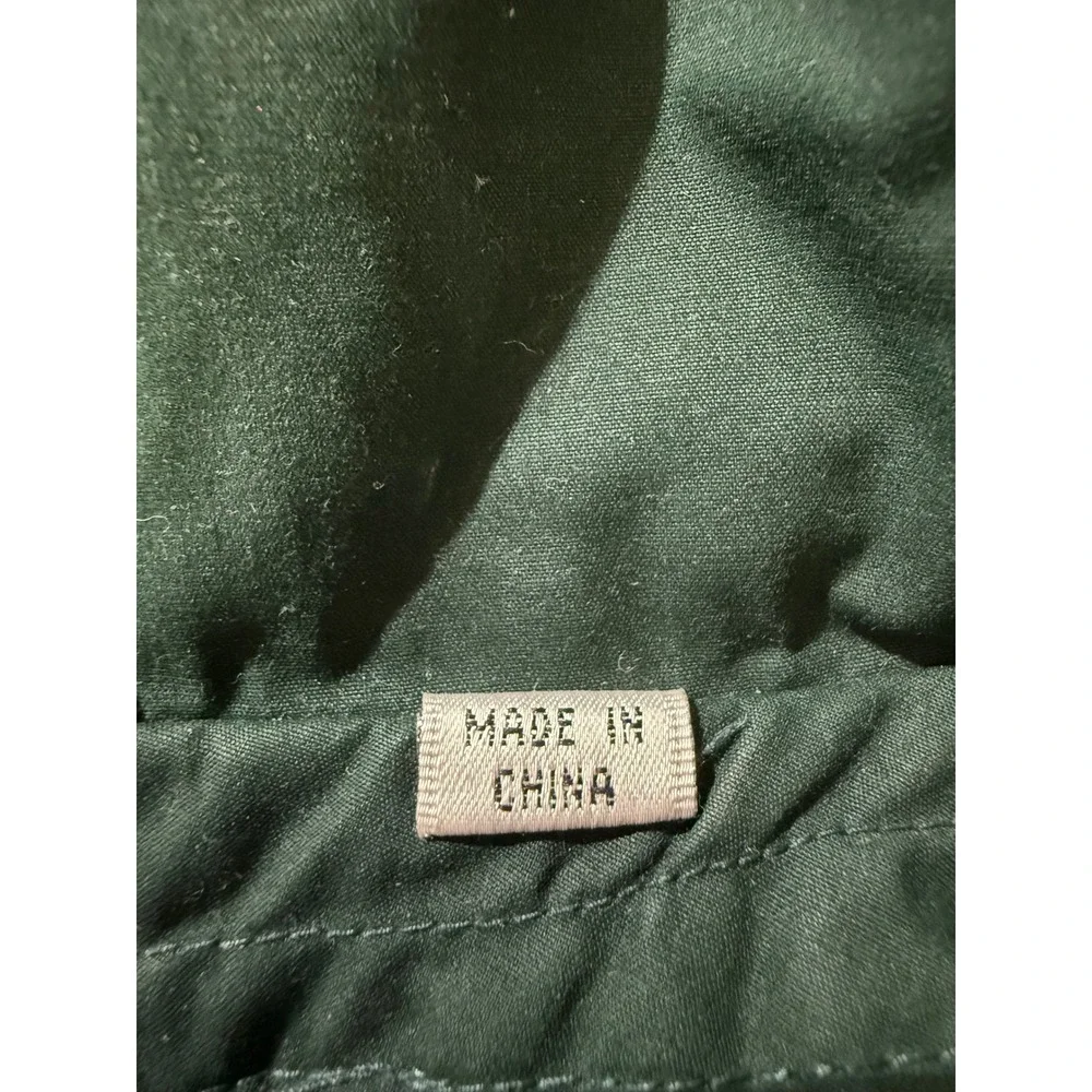 London Fog Mens Field Jacket Cream XL Long Quilted Lining Full Zip Utility Coat - Picture 12 of 16